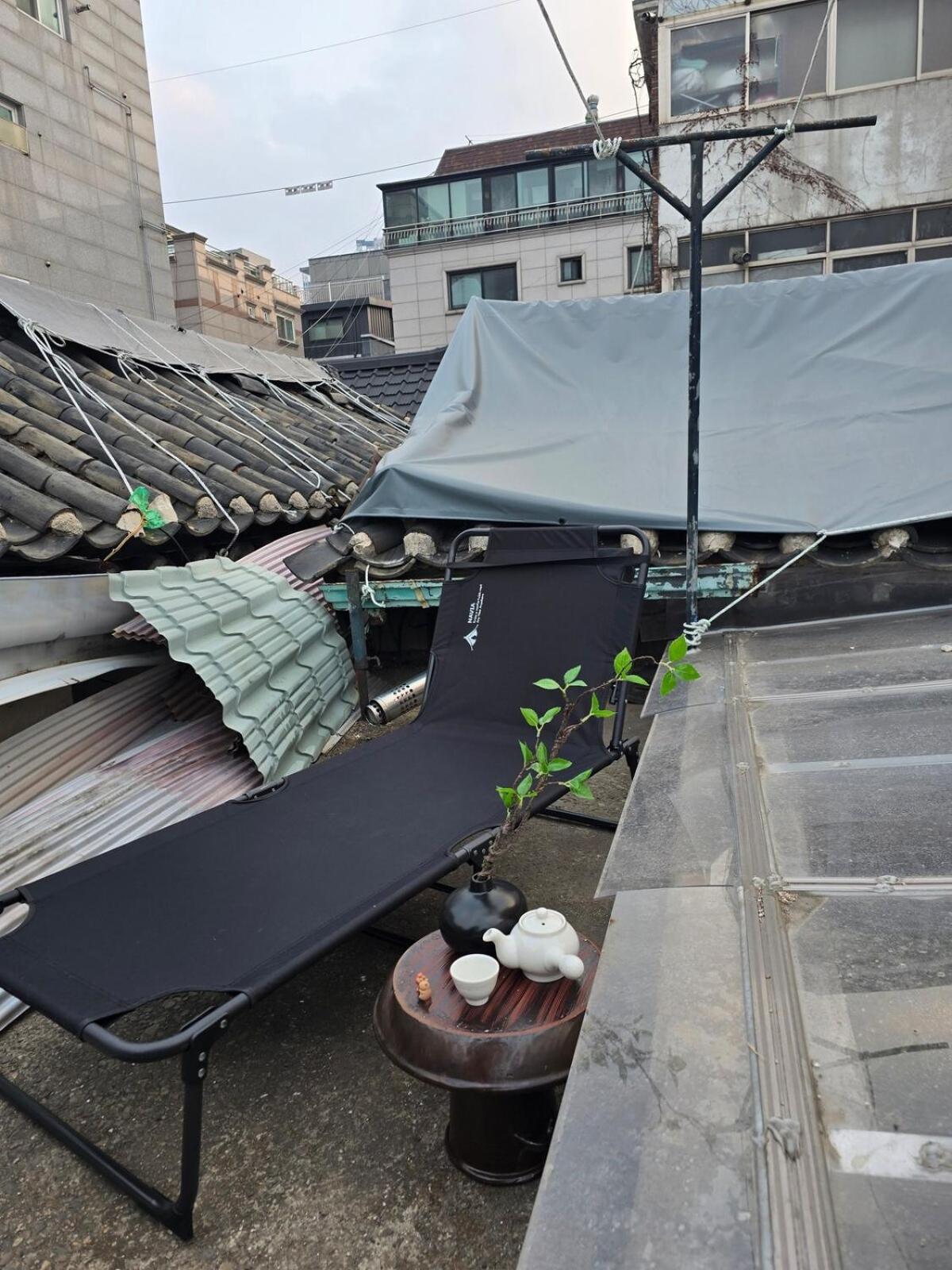 #private Hanok #3rooms #barbecue #rooftop Sunbed #korea Station